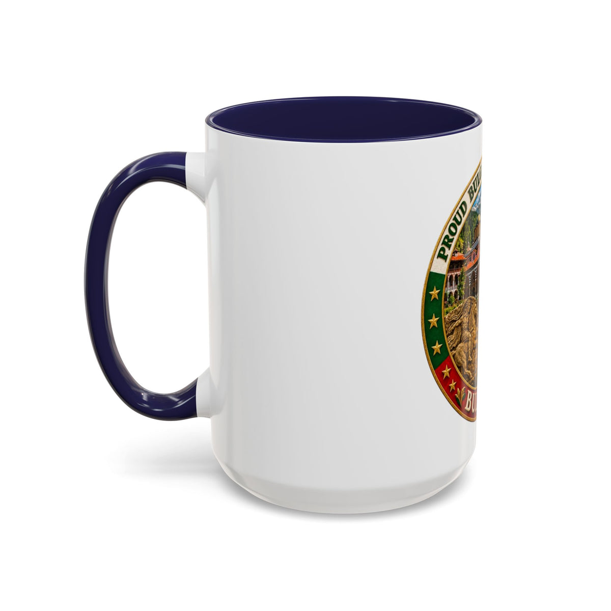 Bulgaria Pride Coffee Mug — 'Proud Bulgarian Heritage' Accent Ceramic Mug (11/15oz)