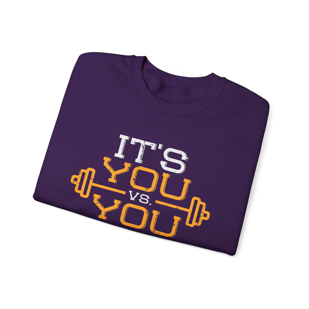 Bold Self‑Competition Crewneck