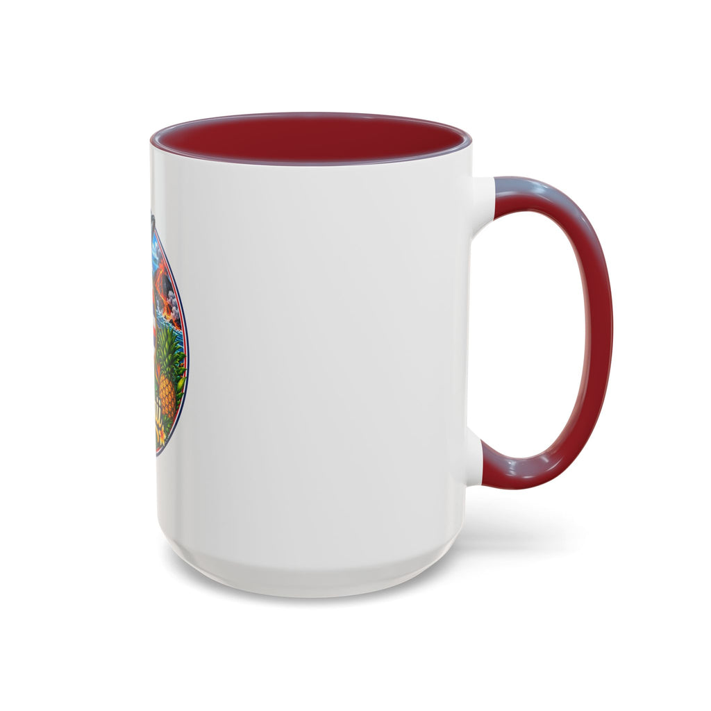 Hawaii Scenic Accent Coffee Mug - Island Seal Design (11/15 oz)