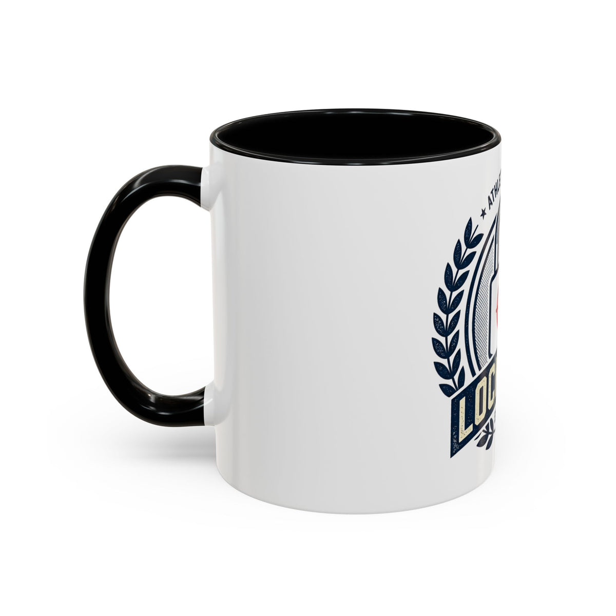Locked In Accent Coffee Mug — 'Locked In' Motivational Ceramic Mug (11/15 oz)
