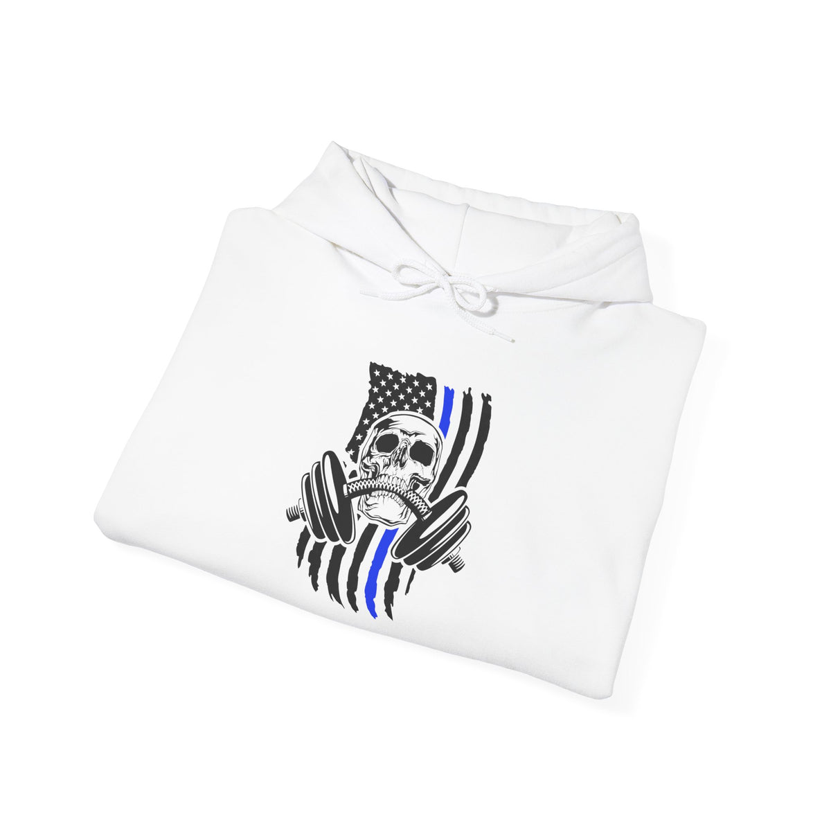 Charged Skull Stripes Hoodie