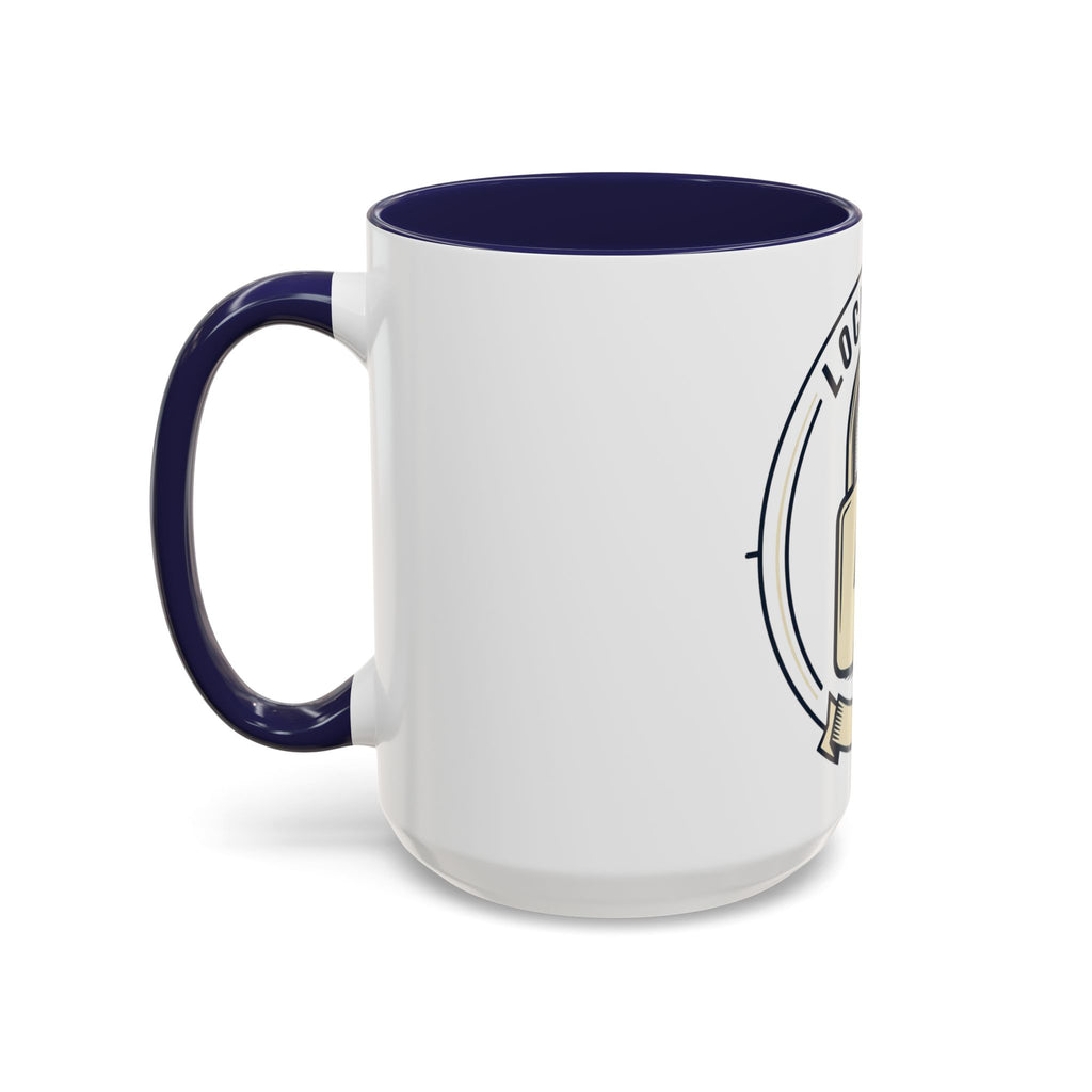Locked In Accent Coffee Mug — 'Locked In' Motivational Coffee Cup (11/15oz)
