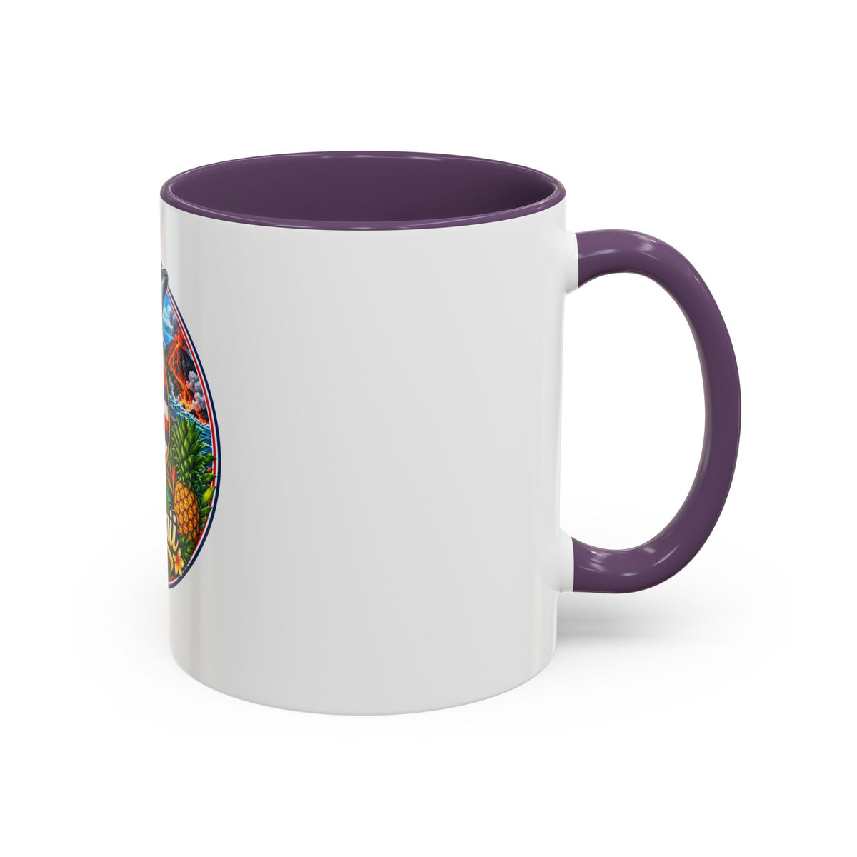 Hawaii Scenic Accent Coffee Mug - Island Seal Design (11/15 oz)