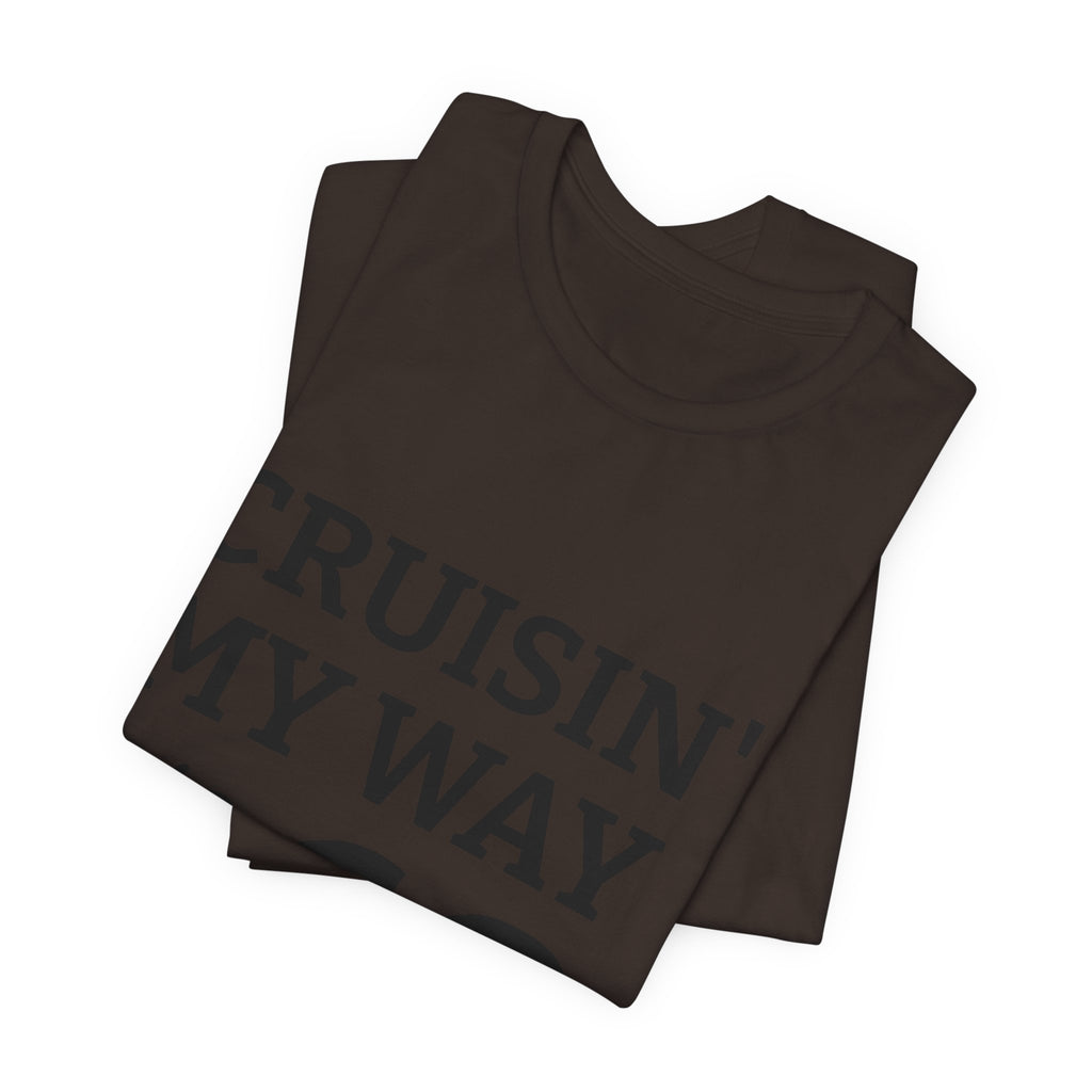 Cruisin' My Way Into 60 Tee — 60th Birthday Cruise Shirt