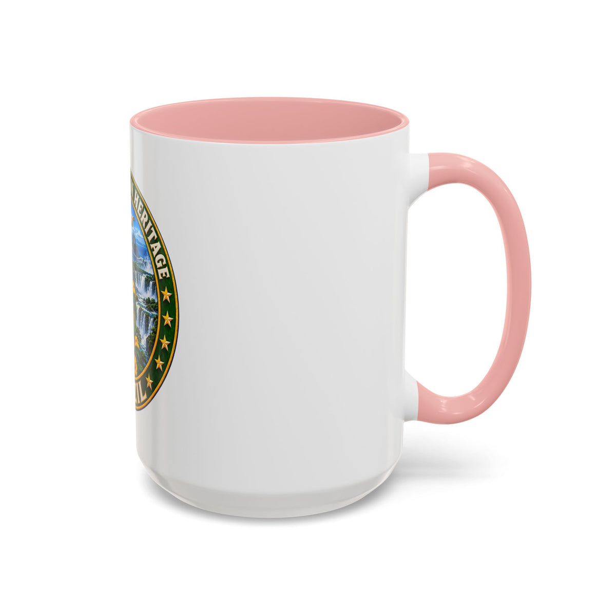 Brazil Pride Coffee Mug – "Proud Brazilian Heritage" Accent Ceramic Mug (11/15oz)