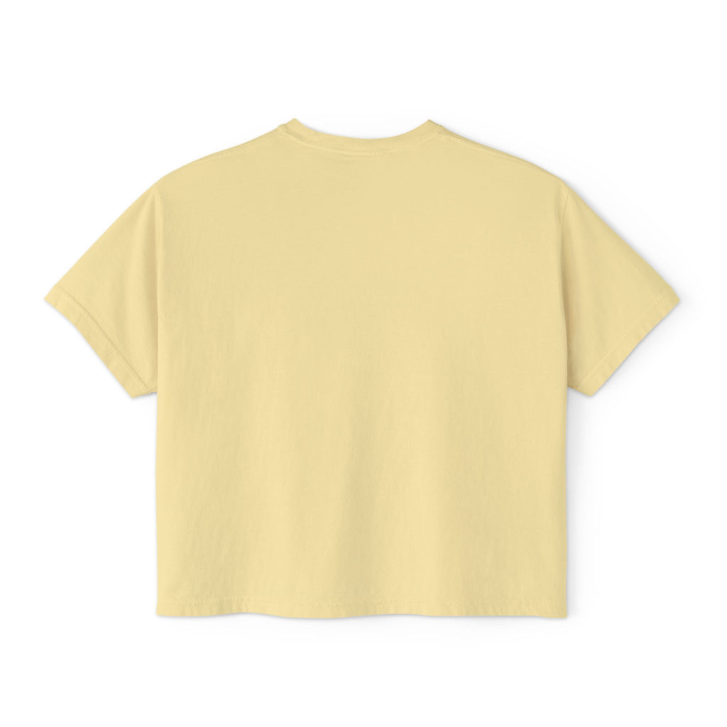 Cute Bulldog Hearts Boxy Tee