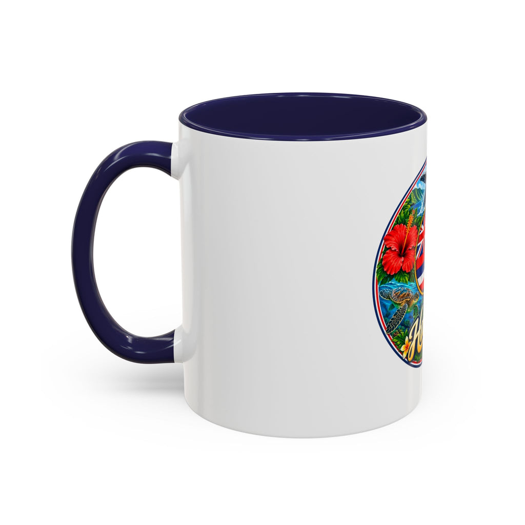 Hawaii Scenic Accent Coffee Mug - Island Seal Design (11/15 oz)