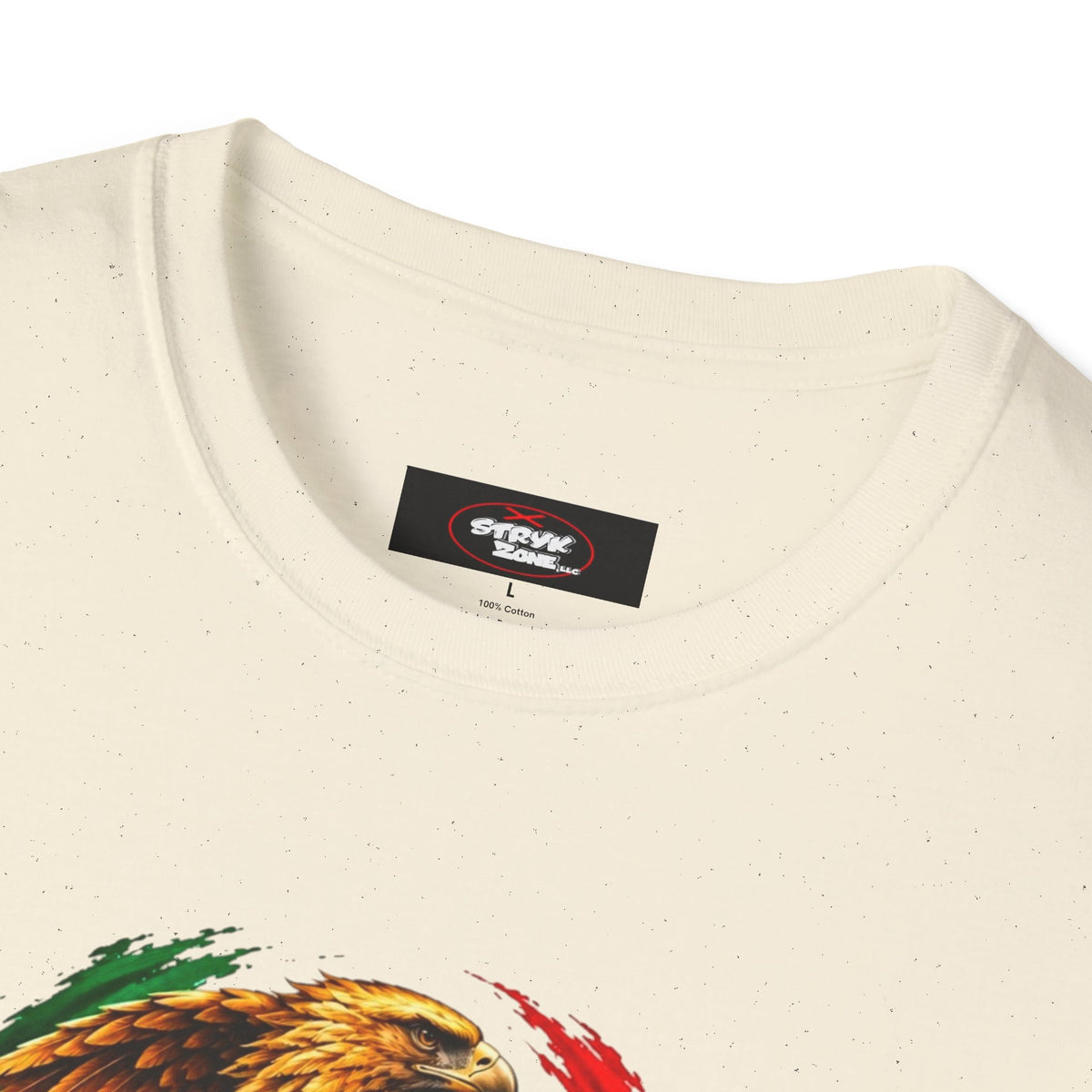 Mexico Heritage T-Shirt — Mexican Eagle, Guitar & Cactus Graphic