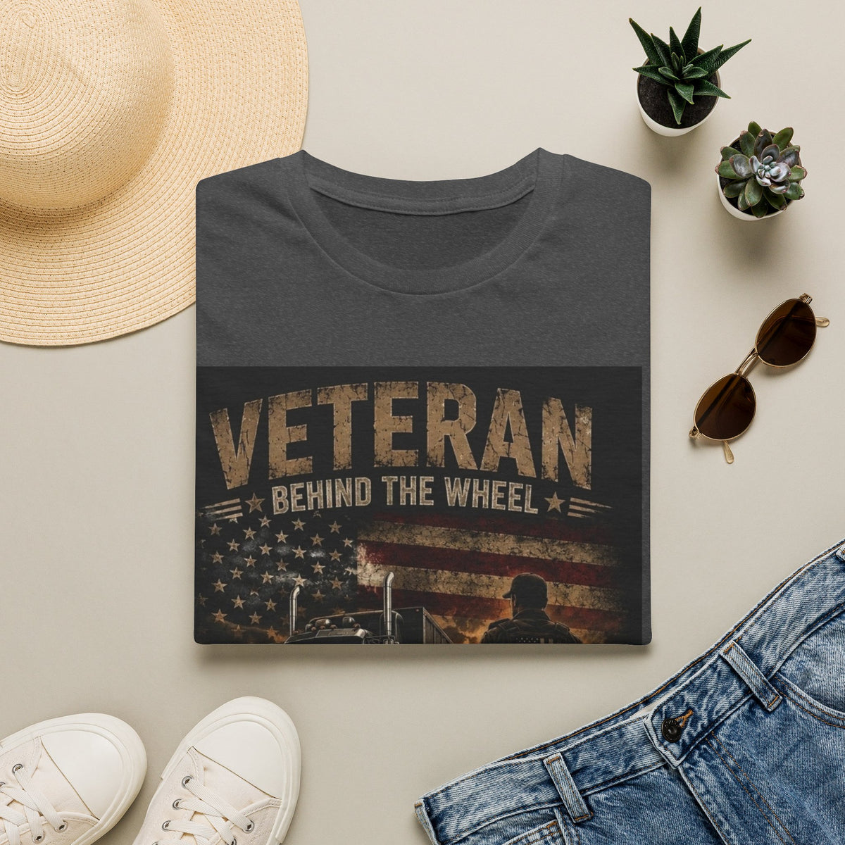 Veteran Behind the Wheel T-Shirt