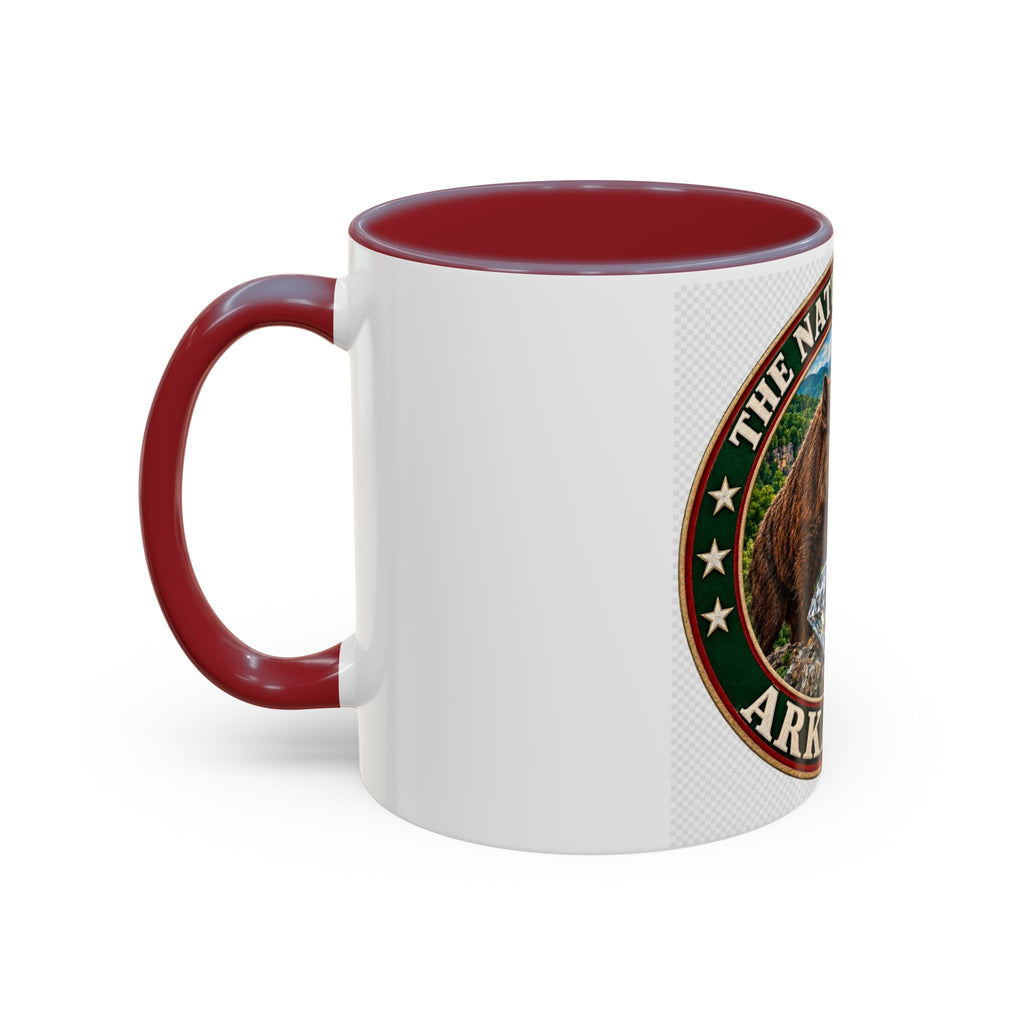 Arkansas State Mug - "The Natural State" Wild Boar, Diamond & Apple Blossom Coffee Cup (11/15oz)