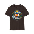 Colorado Retro Mountain Badge T-Shirt — Colorado State Circle Logo Tee