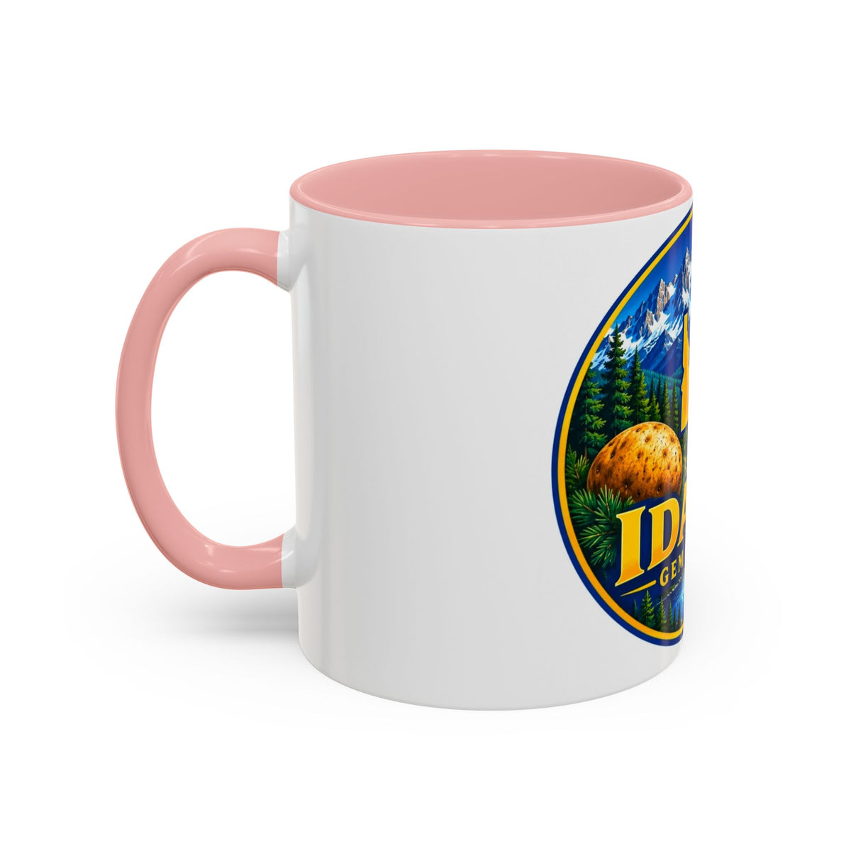 Idaho Gem State Coffee Mug — Mountain, Elk & Potato Travel Souvenir (11/15oz)