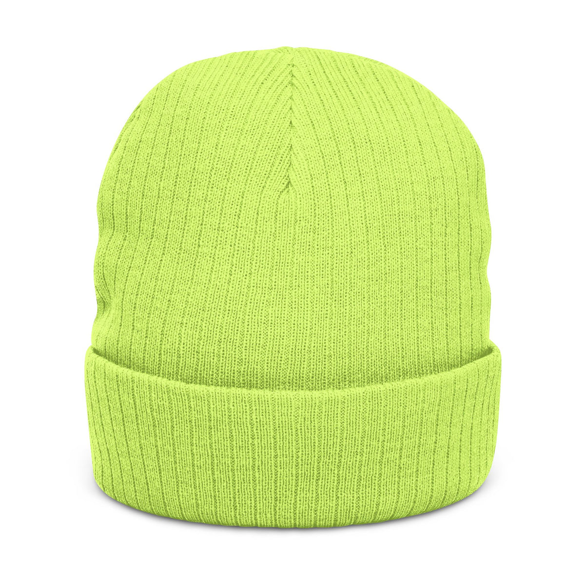 Embroidered Ribbed Beanie with 'Locked In' Logo – Warm Winter Knit Cap