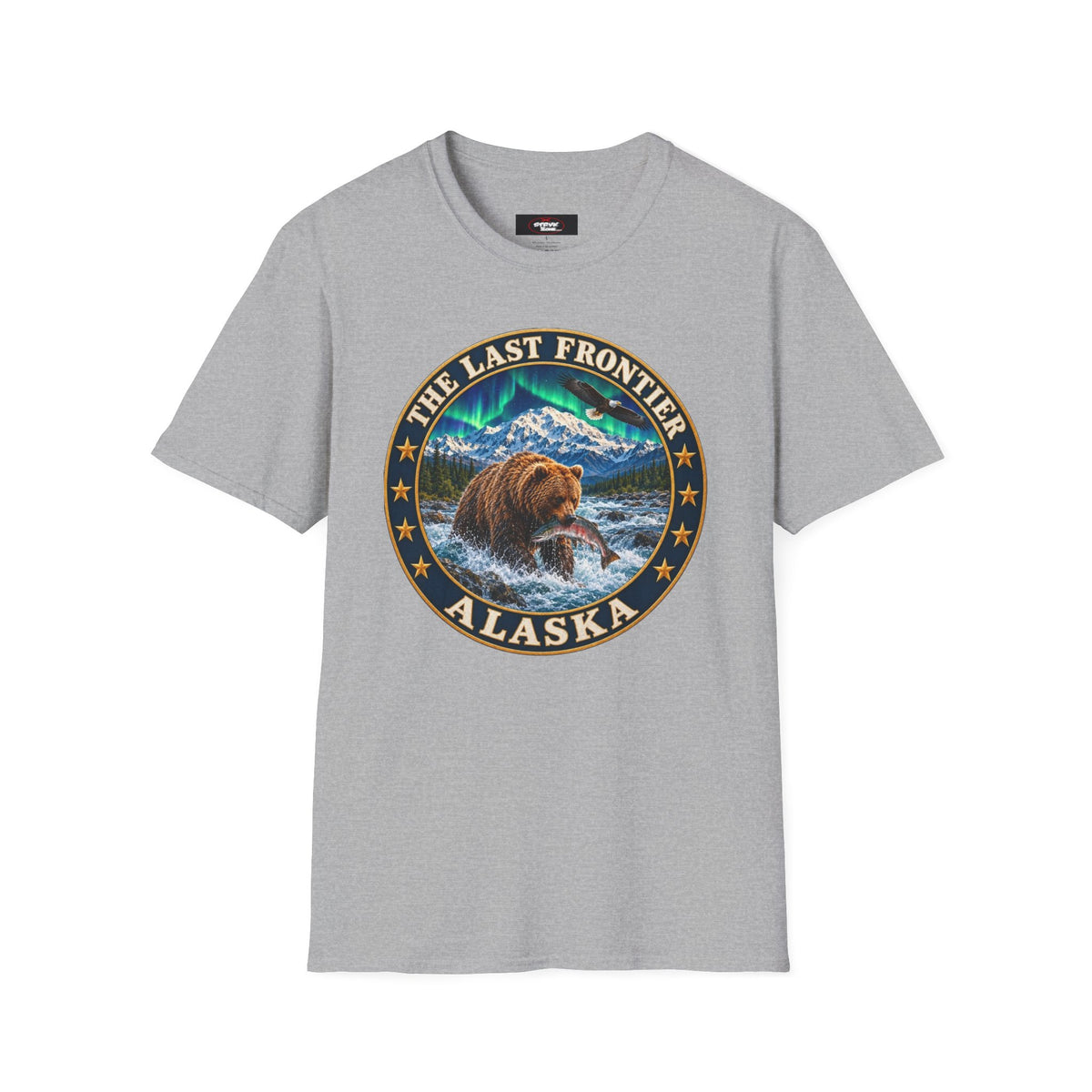 Alaska Bear T-Shirt — "The Last Frontier" Wilderness Graphic Tee