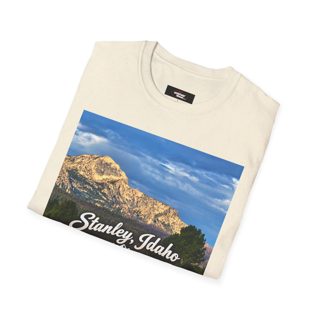 Stanley Idaho Scenic T-Shirt — Vintage Mountain Photo Tee