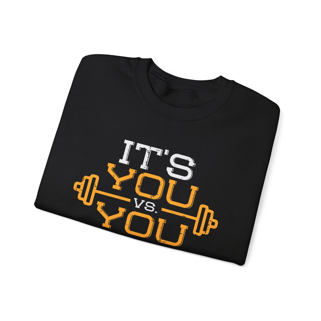 Bold Self‑Competition Crewneck