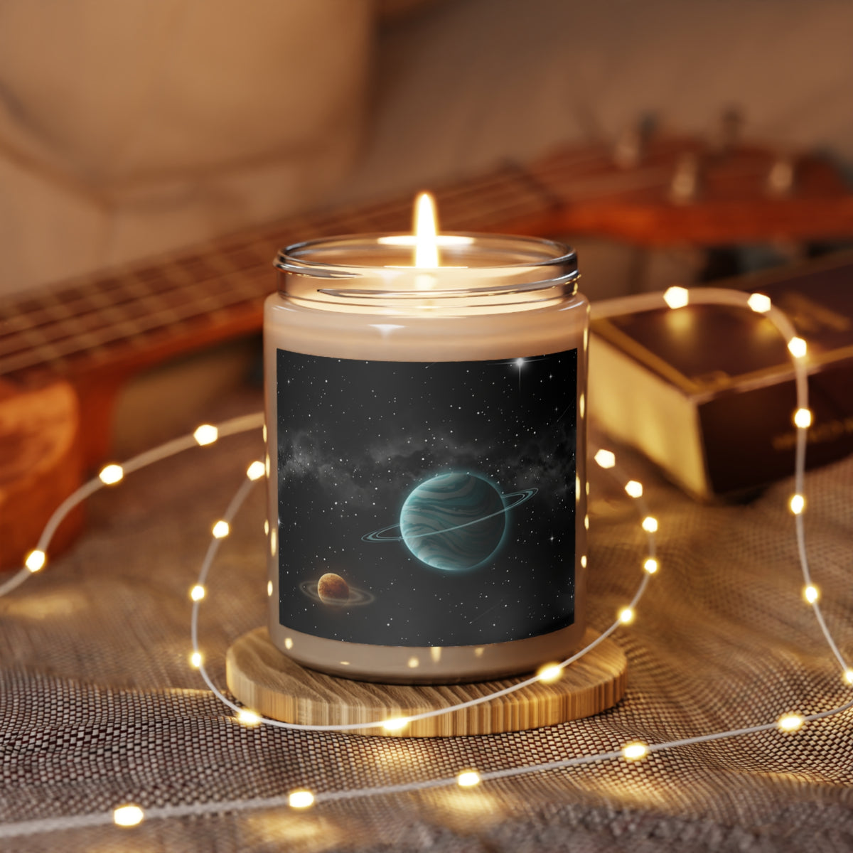 Galactic Nights Scented Candle — 9oz Space Planet Aromatherapy Candle