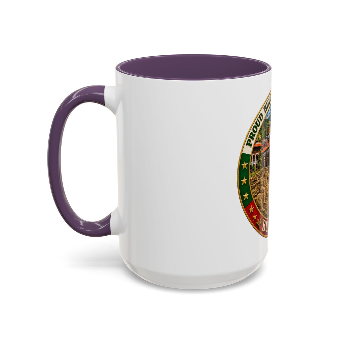 Bulgaria Pride Coffee Mug — 'Proud Bulgarian Heritage' Accent Ceramic Mug (11/15oz)