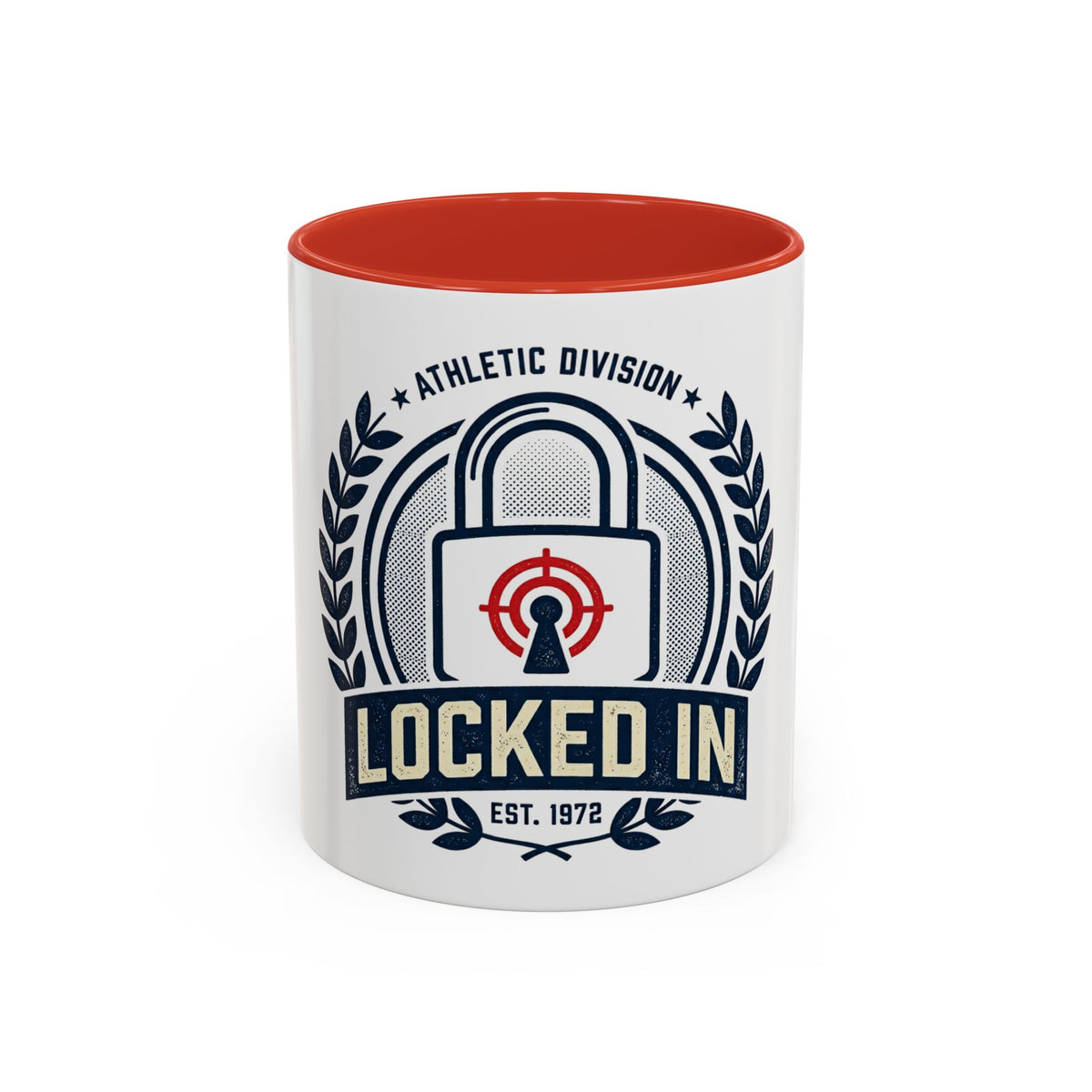 Locked In Accent Coffee Mug — 'Locked In' Motivational Ceramic Mug (11/15 oz)