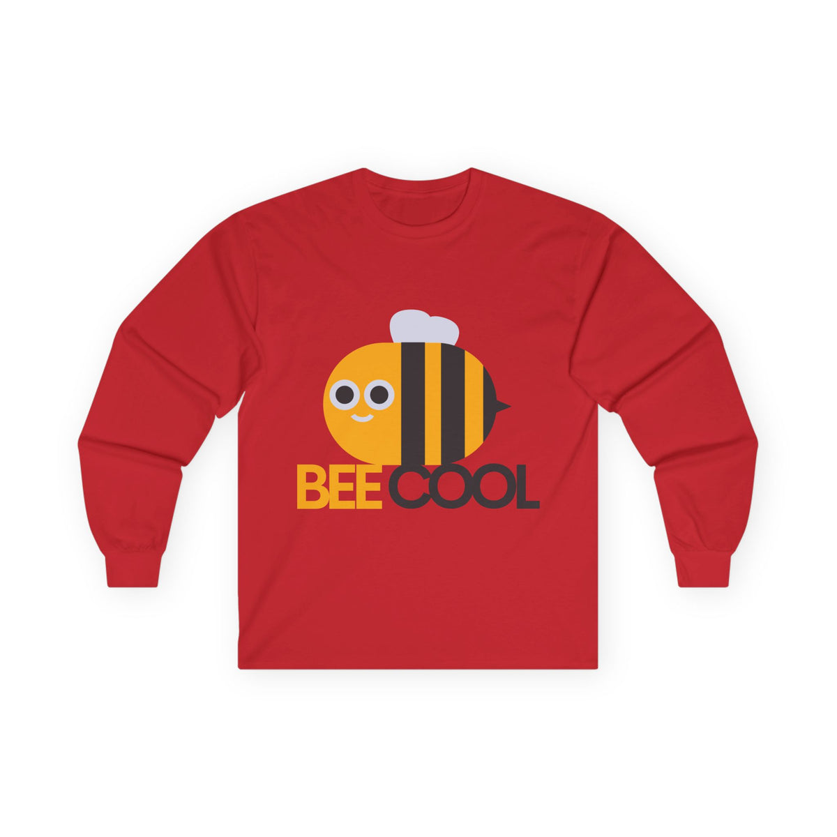 Bee Cool Long Sleeve Tee — Cute Bumblebee Graphic Shirt