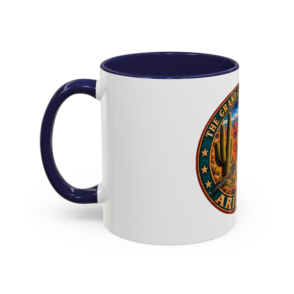Arizona Grand Canyon Coffee Mug – Vintage State Seal Accent Mug (11/15 oz)