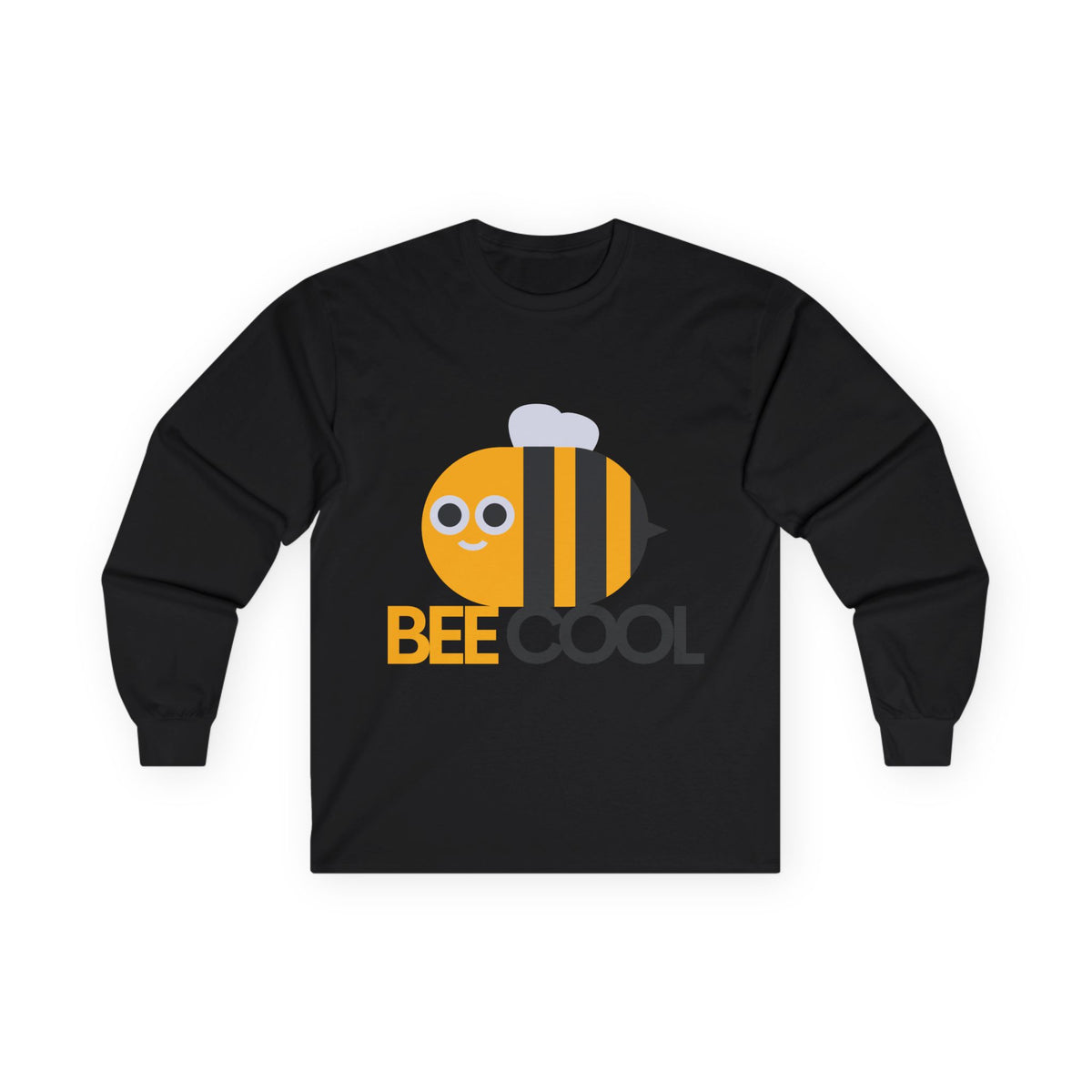 Bee Cool Long Sleeve Tee — Cute Bumblebee Graphic Shirt
