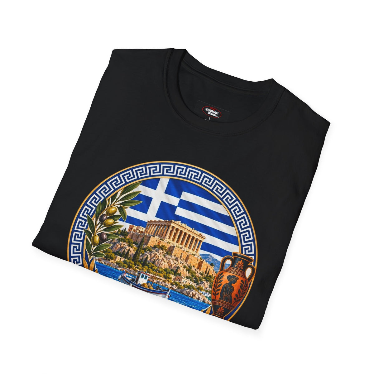 Greece Vintage Travel T-Shirt — Athens Parthenon Souvenir Tee