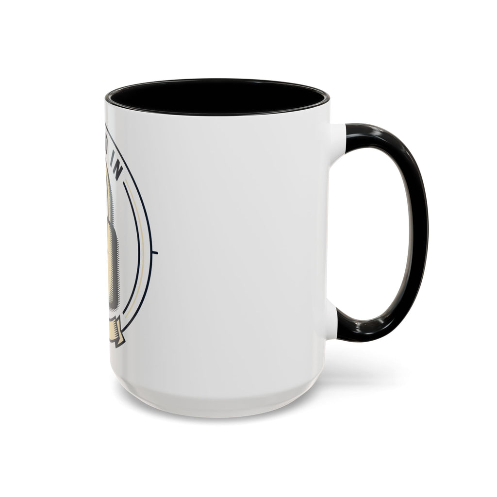 Locked In Accent Coffee Mug — 'Locked In' Motivational Coffee Cup (11/15oz)