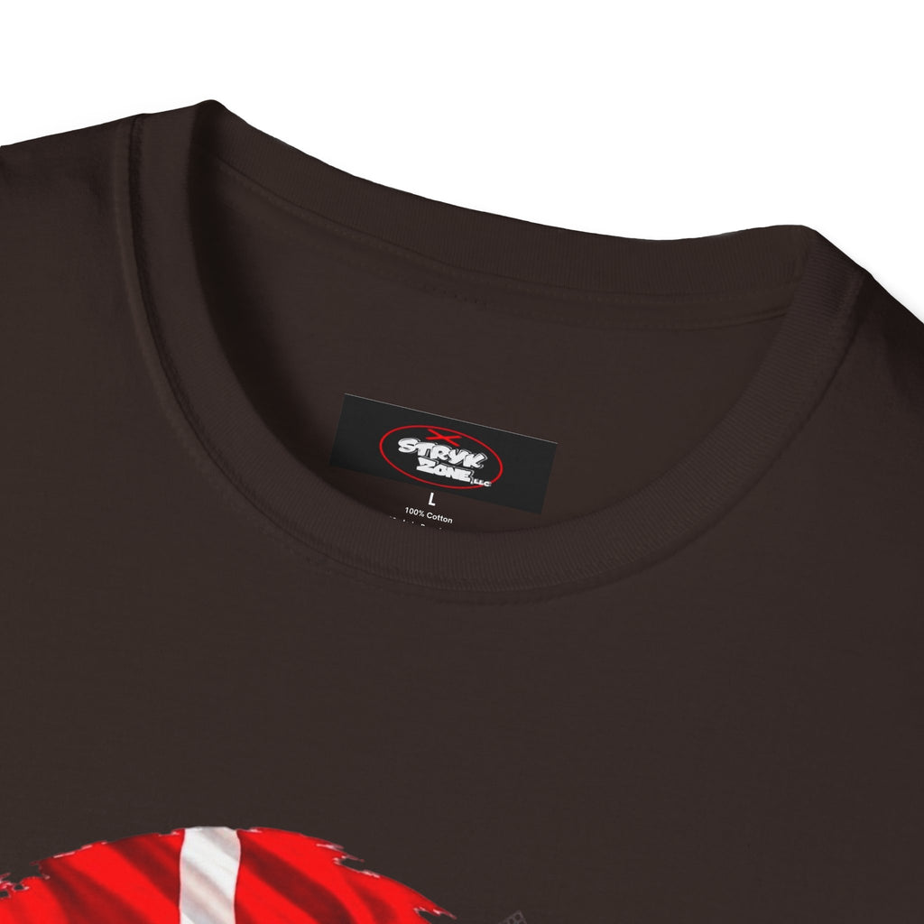 Denmark Travel T-Shirt — Copenhagen Landmarks & Viking Collage Tee