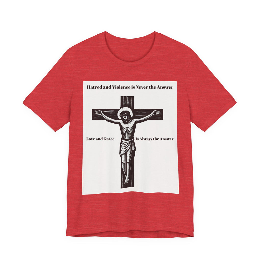 Jesus Crucifix T‑Shirt — Christian Faith Graphic Tee for Easter & Church