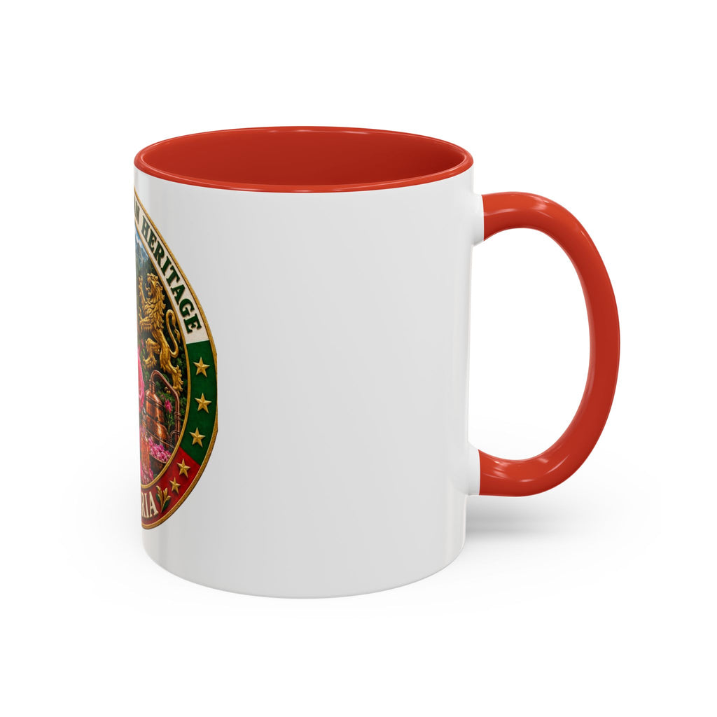 Bulgaria Pride Coffee Mug — 'Proud Bulgarian Heritage' Accent Ceramic Mug (11/15oz)