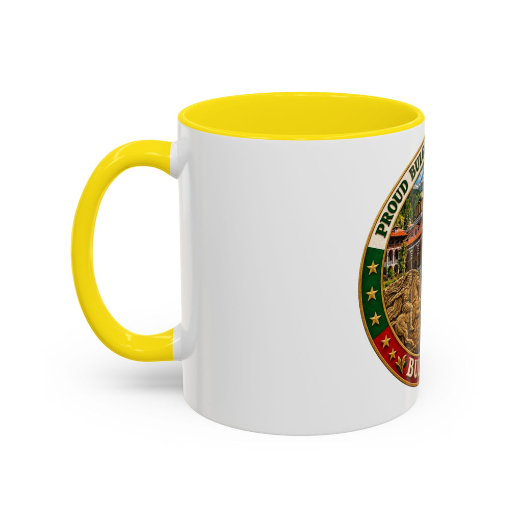 Bulgaria Pride Coffee Mug — 'Proud Bulgarian Heritage' Accent Ceramic Mug (11/15oz)