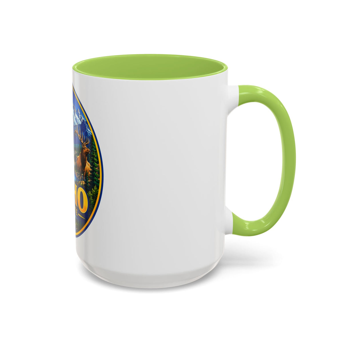 Idaho Gem State Coffee Mug — Mountain, Elk & Potato Travel Souvenir (11/15oz)