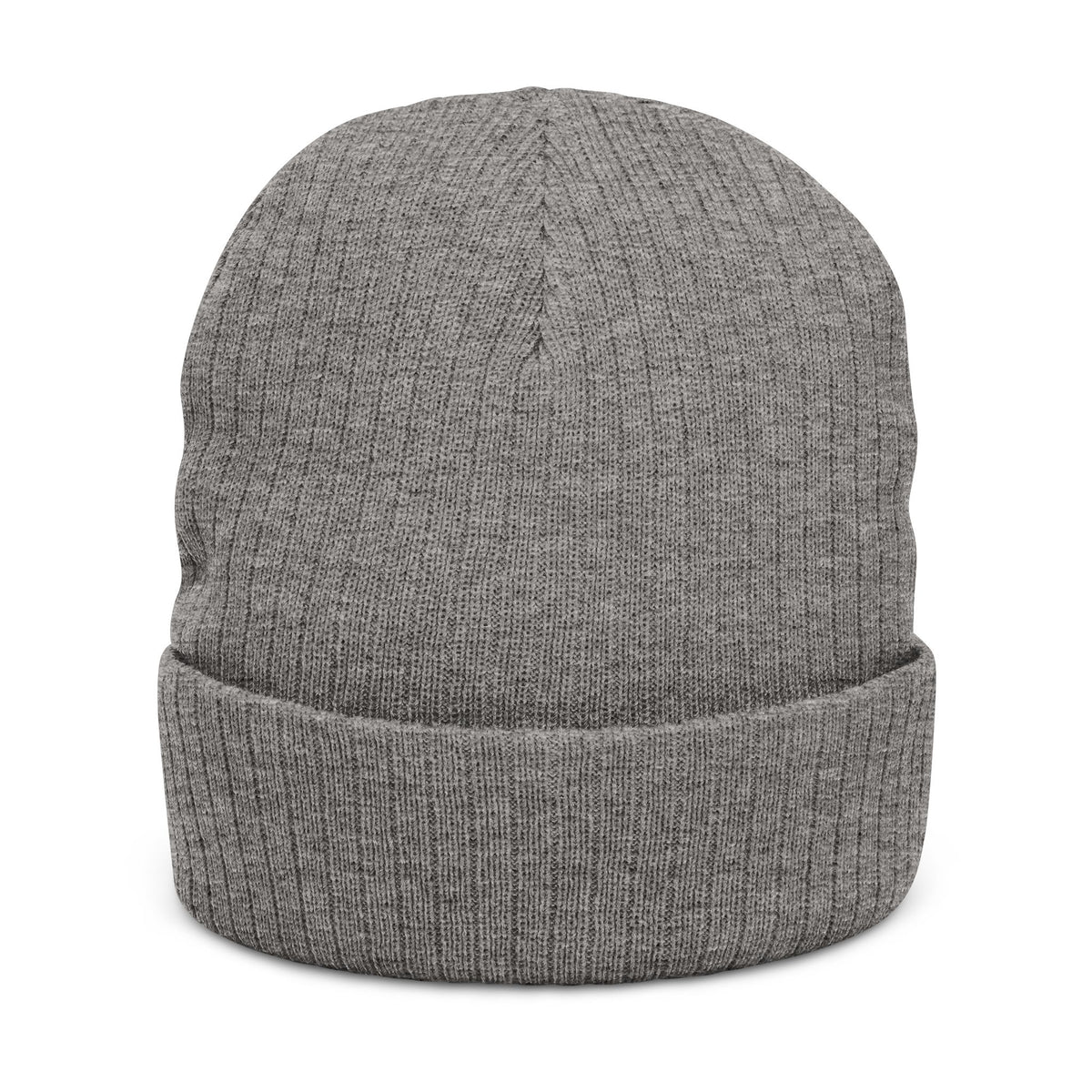 Embroidered Ribbed Beanie with 'Locked In' Logo – Warm Winter Knit Cap