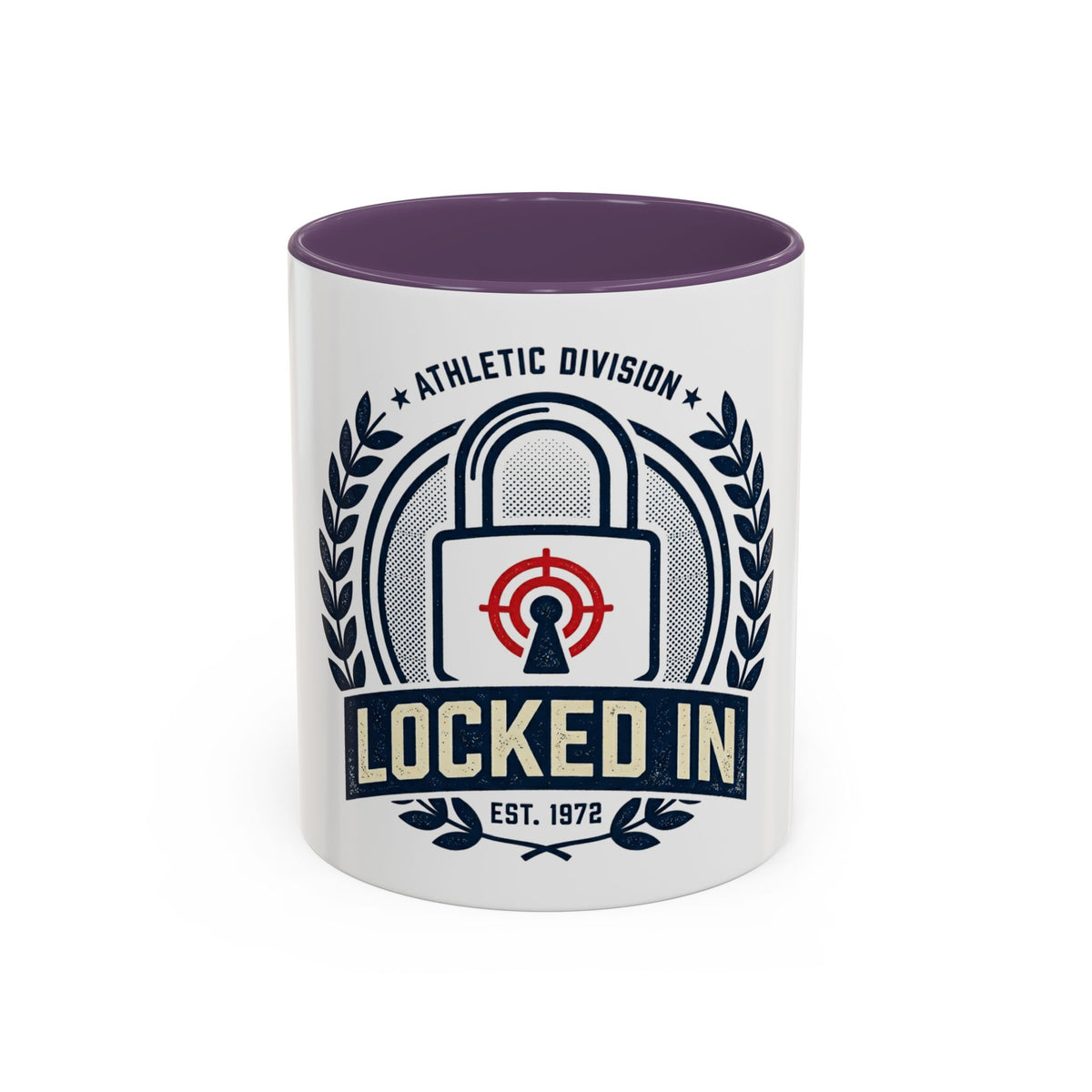 Locked In Accent Coffee Mug — 'Locked In' Motivational Ceramic Mug (11/15 oz)