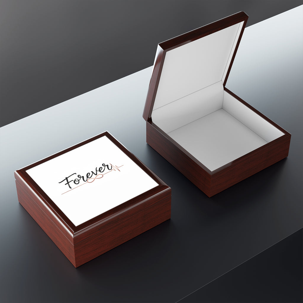 Forever Jewelry Box — Engraved Keepsake Trinket Box