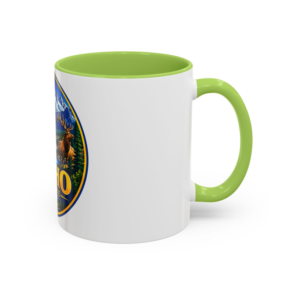 Idaho Gem State Coffee Mug — Mountain, Elk & Potato Travel Souvenir (11/15oz)