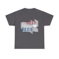 Bed Wine Blue T-Shirt — Patriotic Red White & Blue Graphic Tee