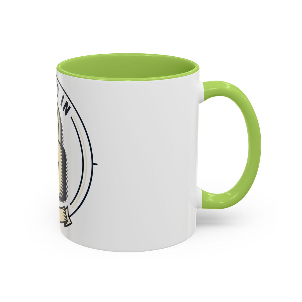 Locked In Accent Coffee Mug — 'Locked In' Motivational Coffee Cup (11/15oz)