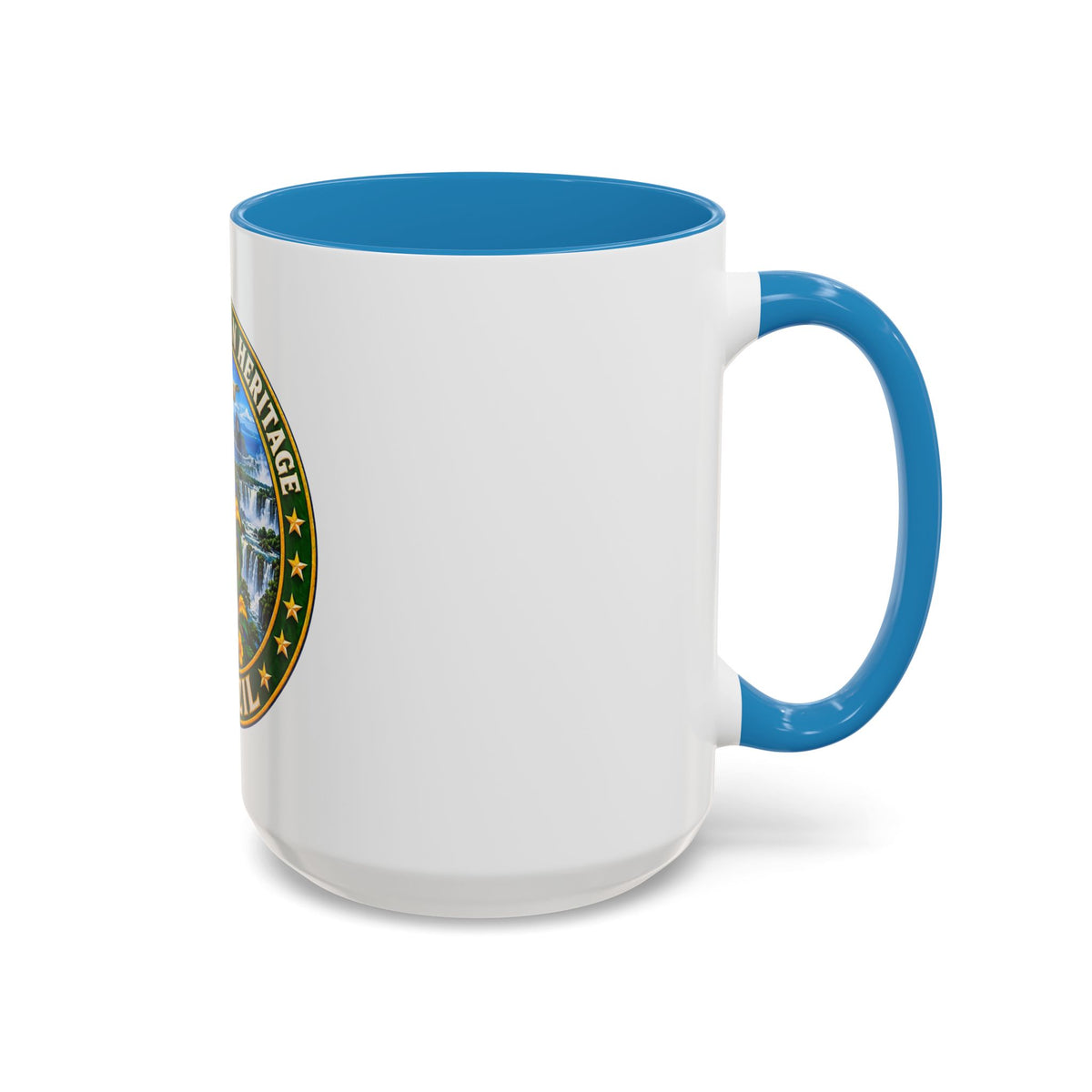 Brazil Pride Coffee Mug – "Proud Brazilian Heritage" Accent Ceramic Mug (11/15oz)