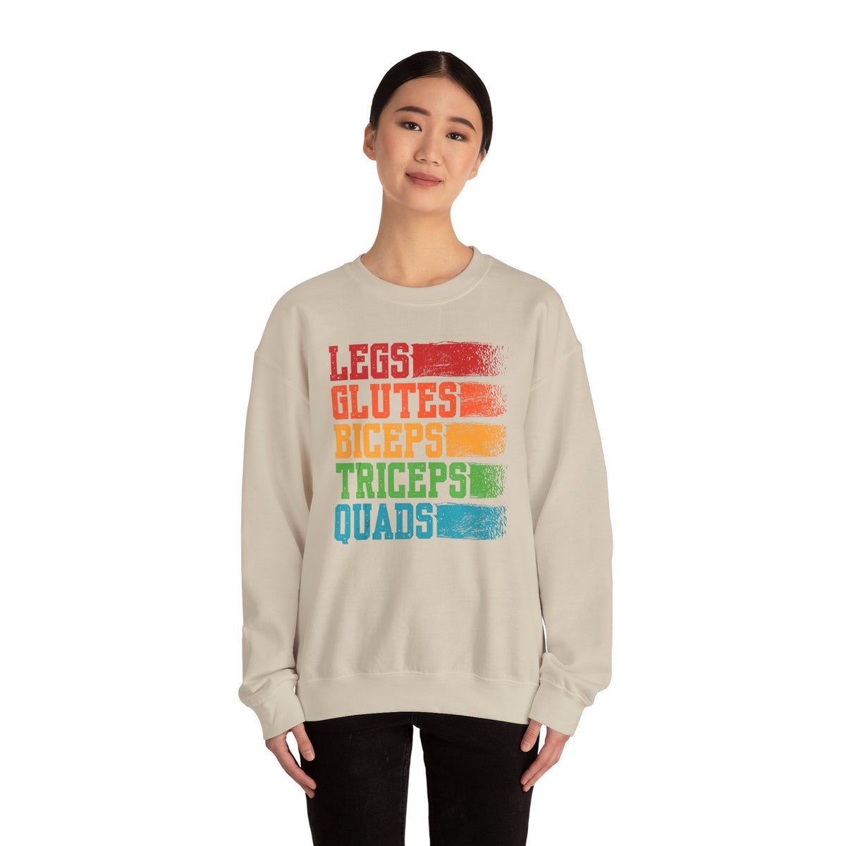 Retro Lift Rainbow Crewneck