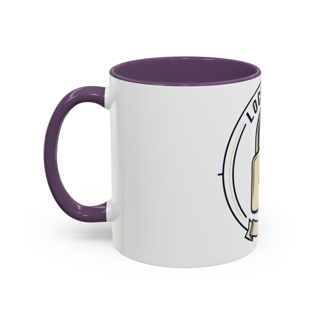 Locked In Accent Coffee Mug — 'Locked In' Motivational Coffee Cup (11/15oz)