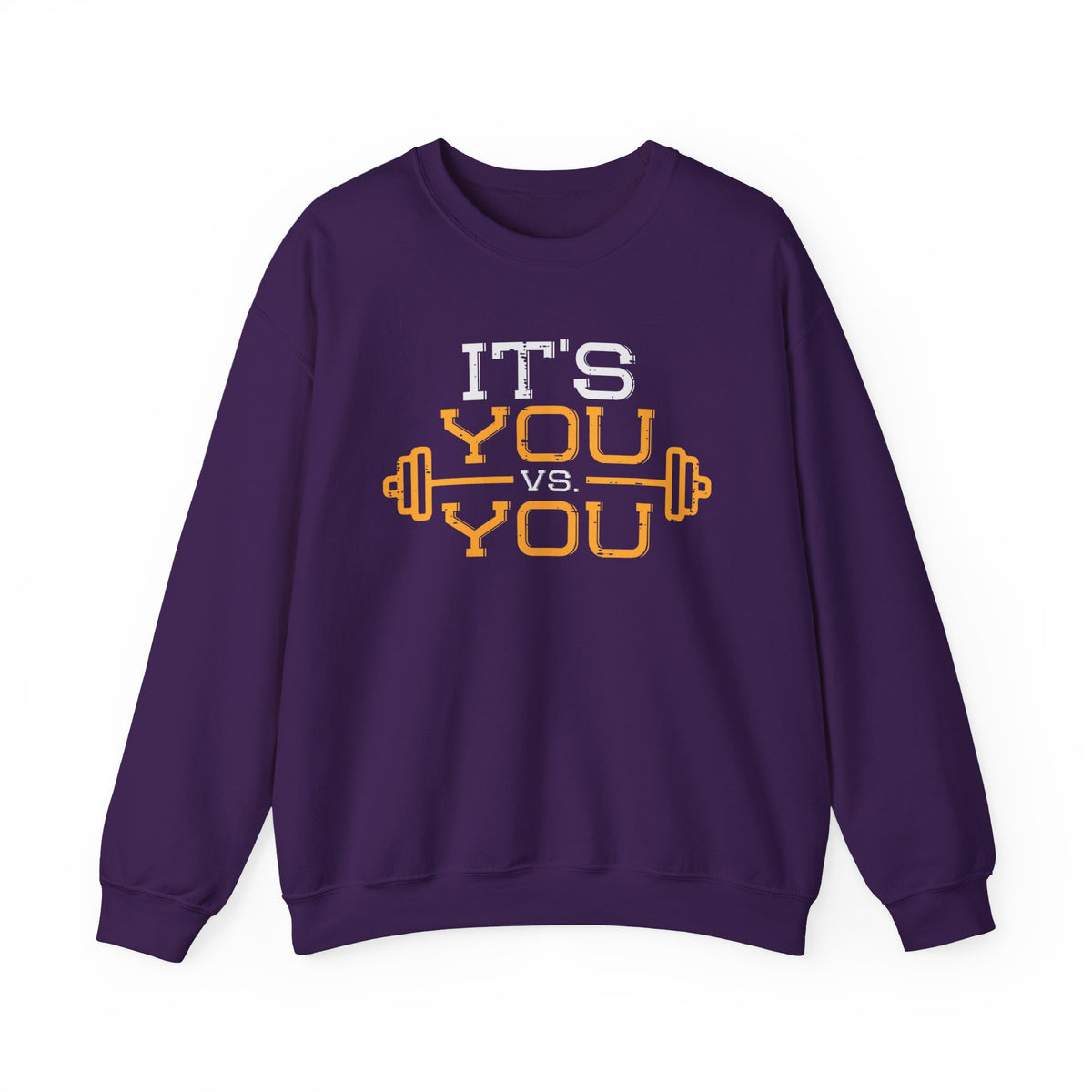Bold Self‑Competition Crewneck