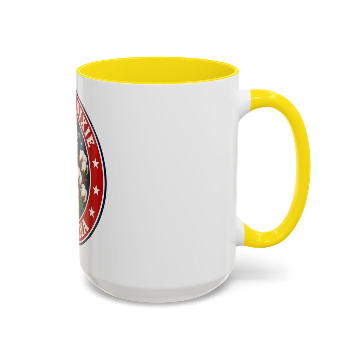 Alabama 'Heart of Dixie' Accent Coffee Mug — Magnolia & Yellowhammer State Pride