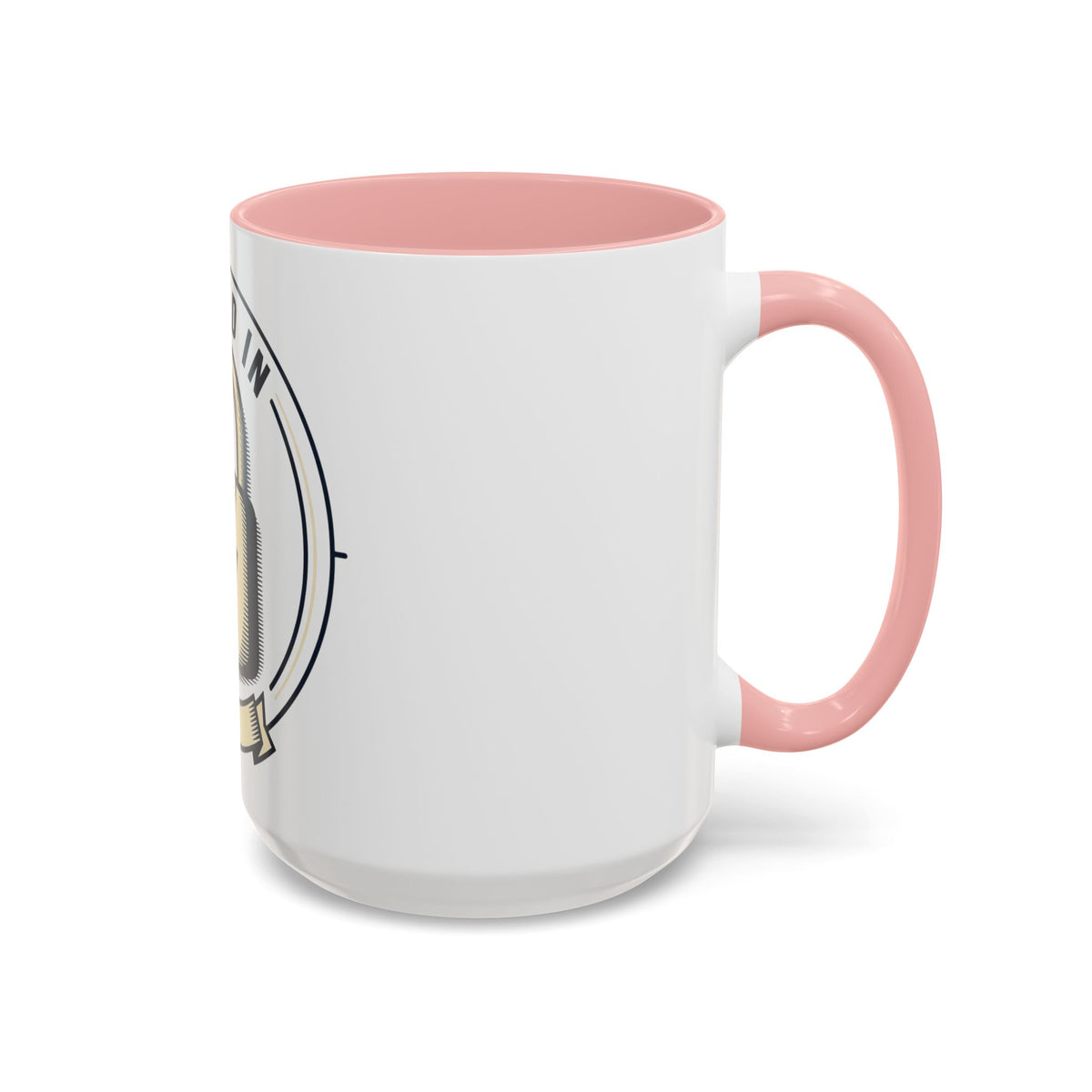 Locked In Accent Coffee Mug — 'Locked In' Motivational Coffee Cup (11/15oz)