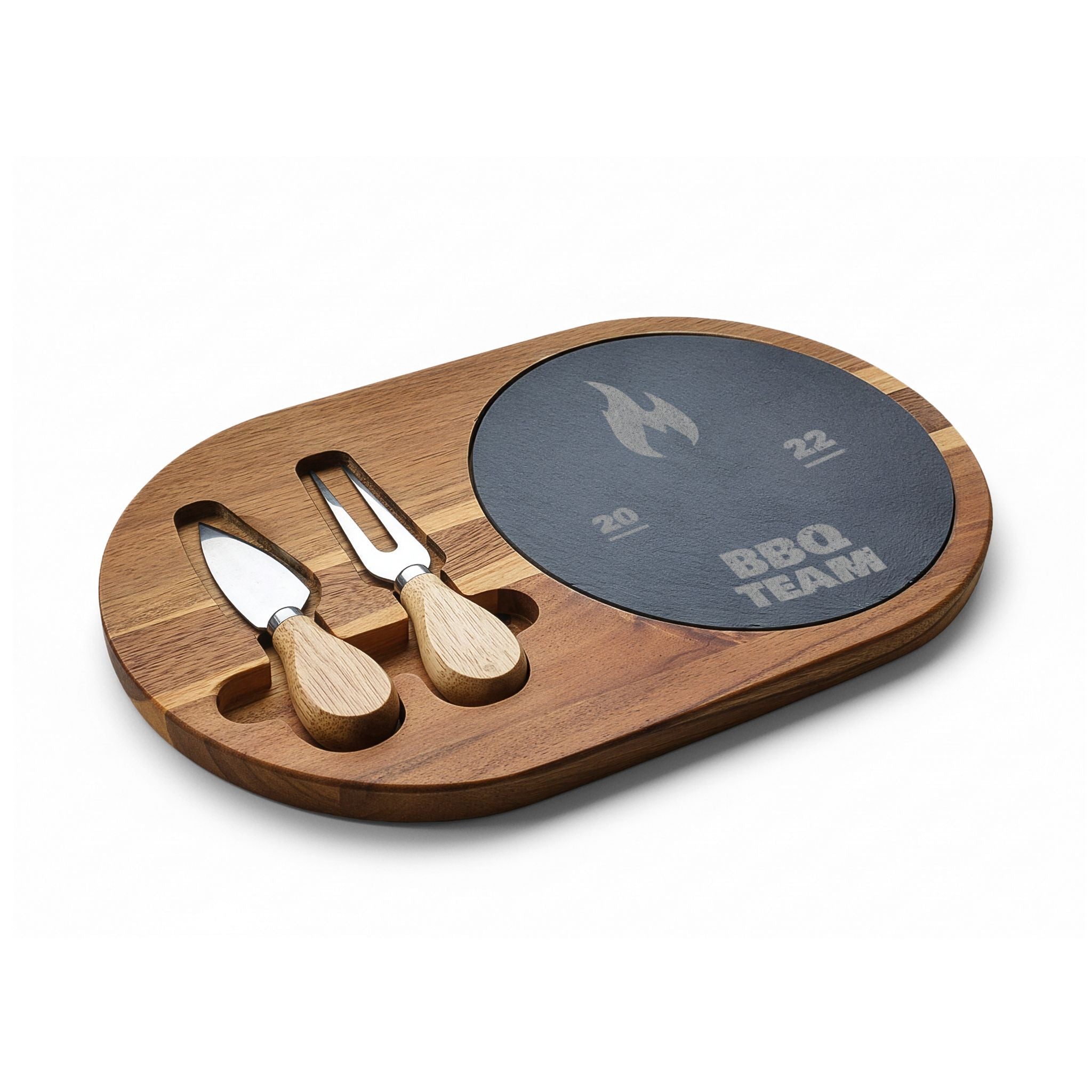 Engraved Charcuterie Board — Personalized Wood Serving Platter