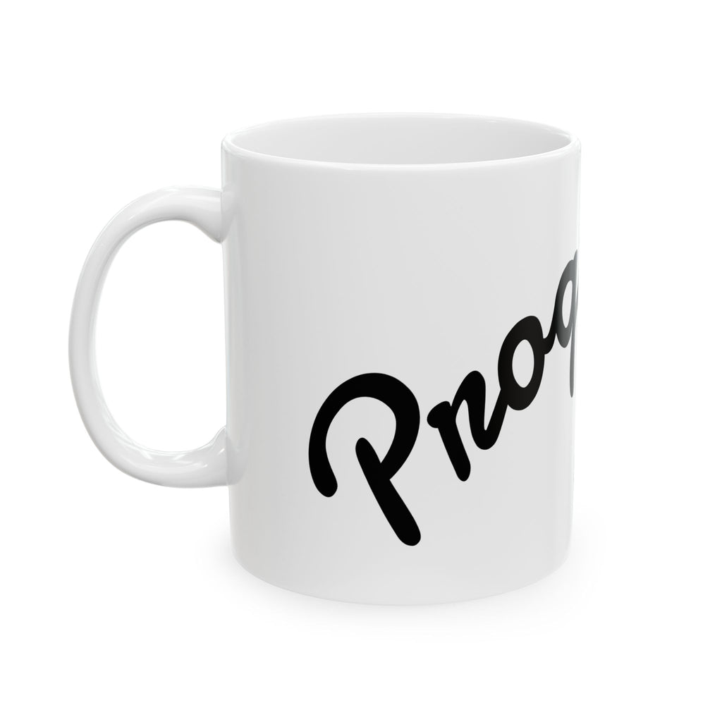 Progress Over Perfection Ceramic Mug — Motivational Coffee Cup (11oz, 15oz)