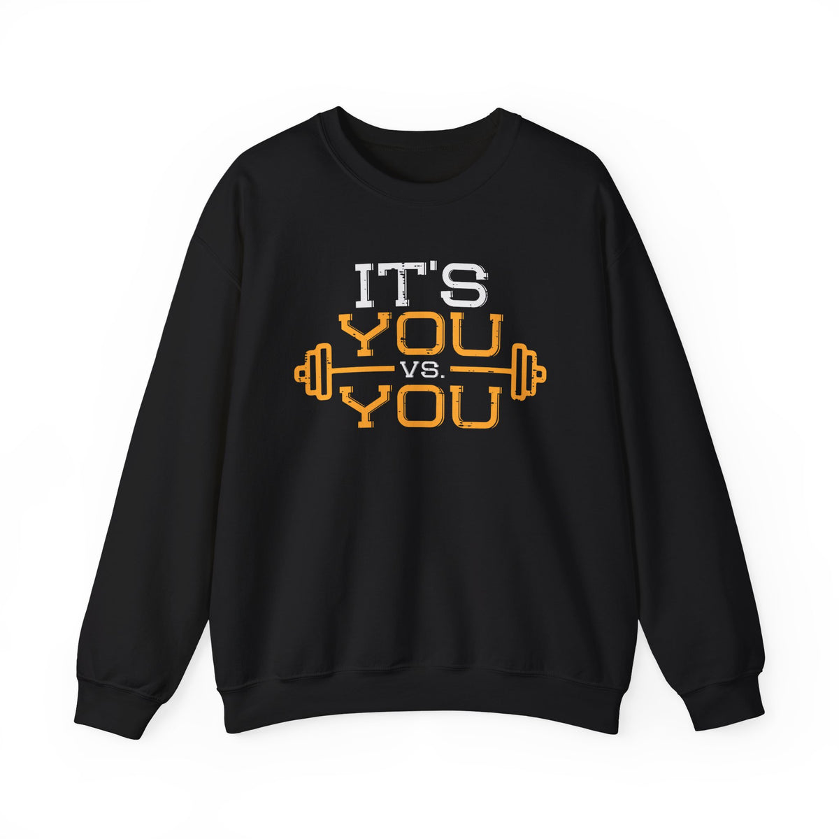 Bold Self‑Competition Crewneck