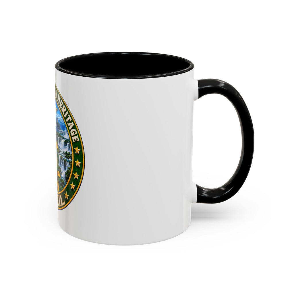 Brazil Pride Coffee Mug – "Proud Brazilian Heritage" Accent Ceramic Mug (11/15oz)