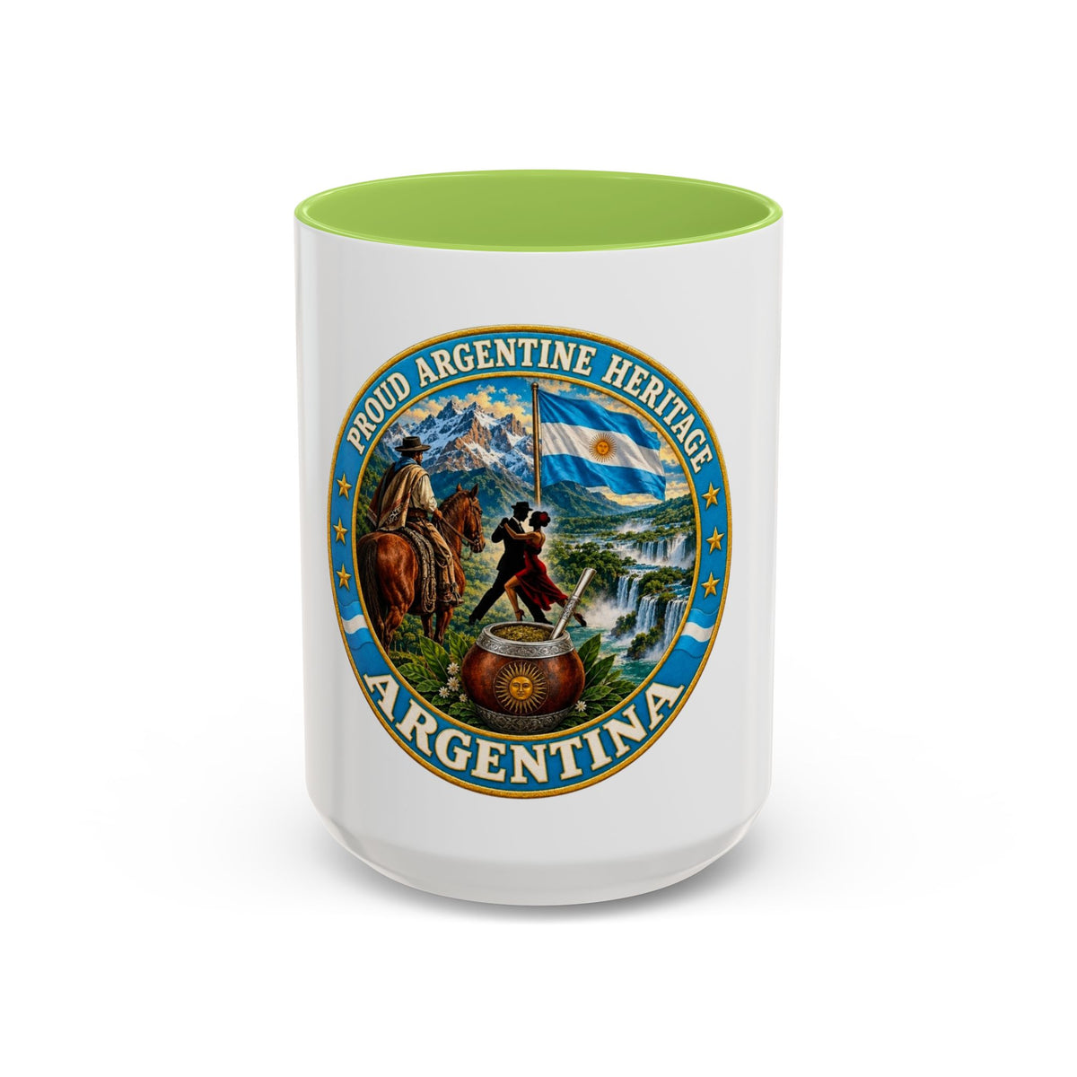 Argentina Heritage Coffee Mug — Proud Argentine Heritage Design (11/15oz)